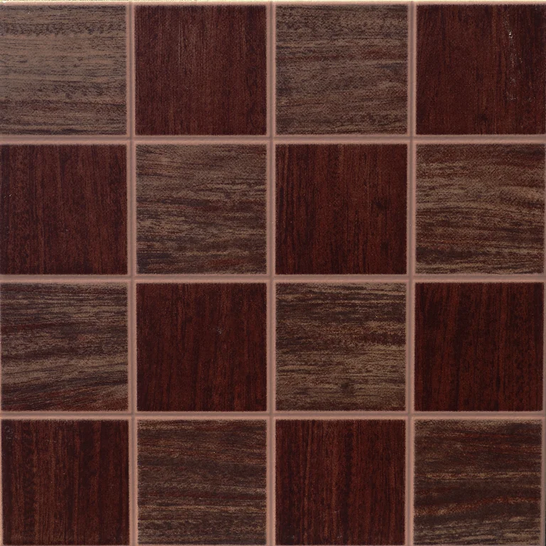COTTO PM Brown Square Dark Wood 12X12 FT Floor Tile