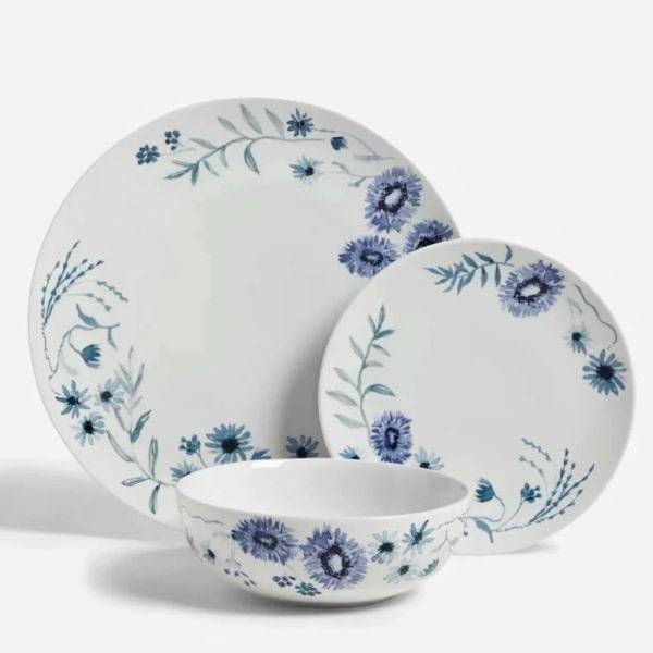 Monno Classic Floral Porcelain Dinner Set