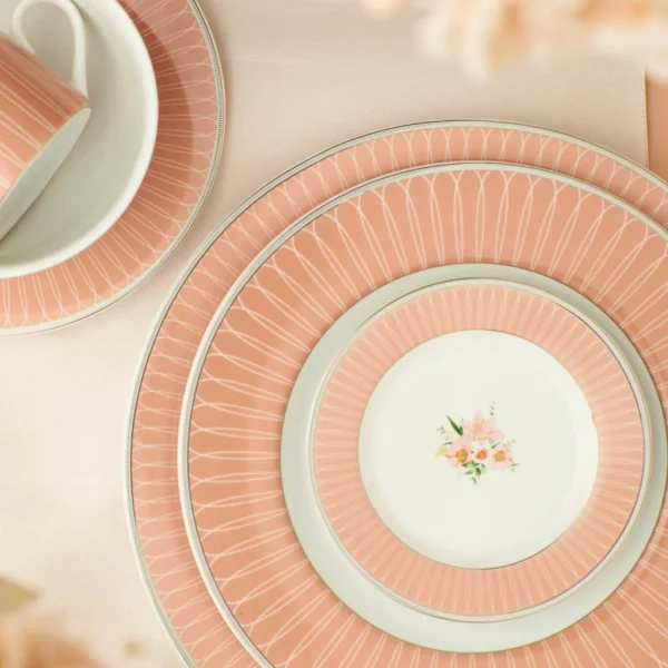 Monno Coral Amour Porcelain Dinner set