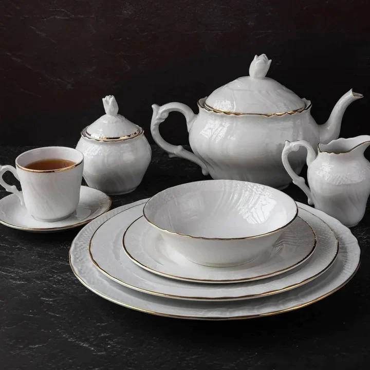 Monno Dublino Gold Porcelain Tableware