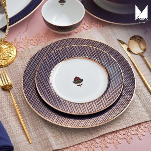 Monno Eastern Indigo Porcelain Dinner Set